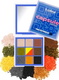 Палетка теней для век /7days b.colour pro capsule 03 X vision, 9 шт х 1 г