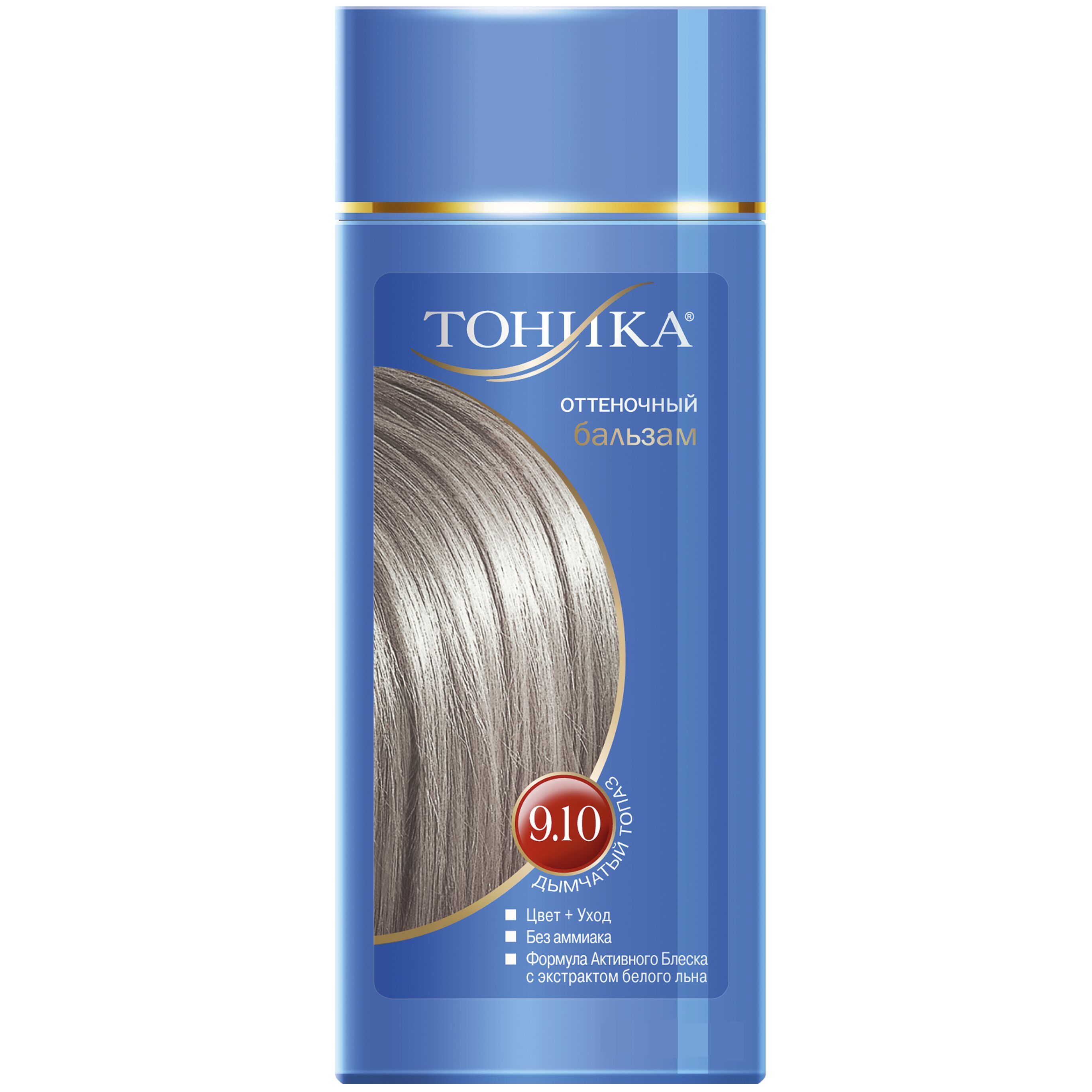 ТОНИКА Оттеночный бальзам для волос 9.10 Дымчатый топаз/Реңк бальзамы