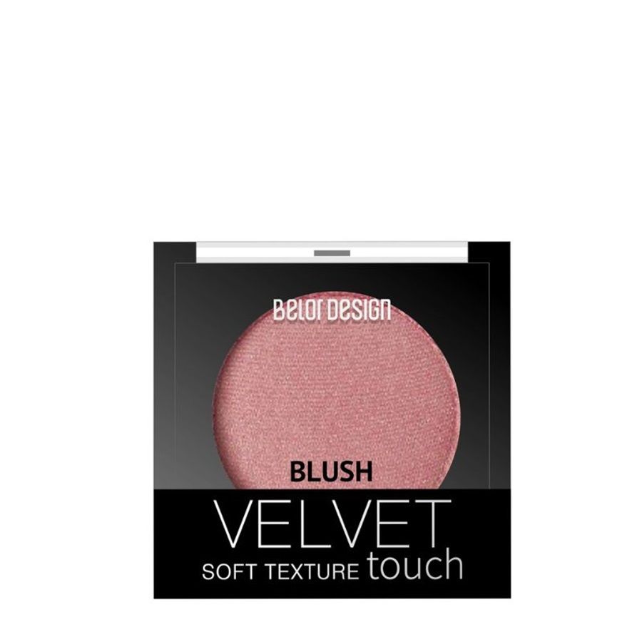 Румяна розово-персиковый 102 Belor Design Velvet Touch