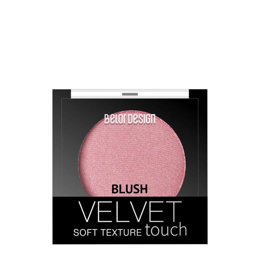 Румяна 104 розово-бежевый Velvet Belor Design Touch