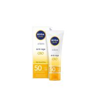Солнцезашитный крем для лица SPF50 NIVEA Sun UV Face Q10 Anti-Age & Anti-Pigments