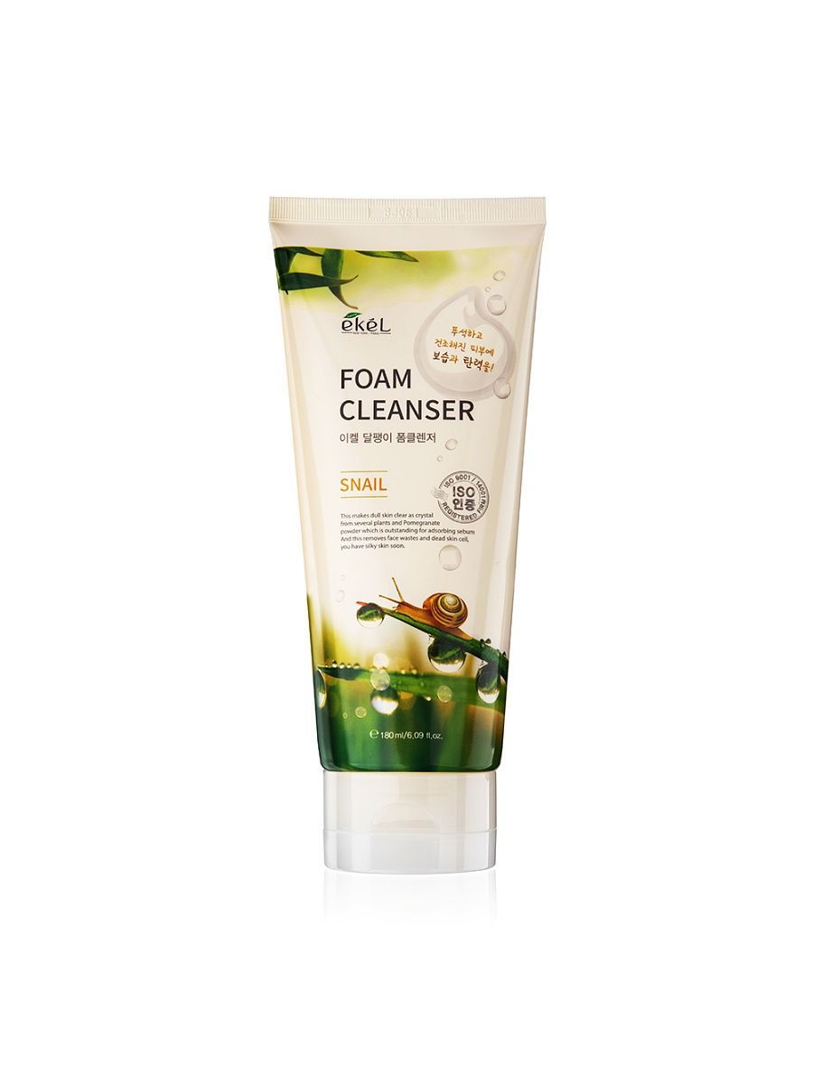 Пенка для умывания с муцином улитки EKEL "Snail Foam Cleanser", 180 гр