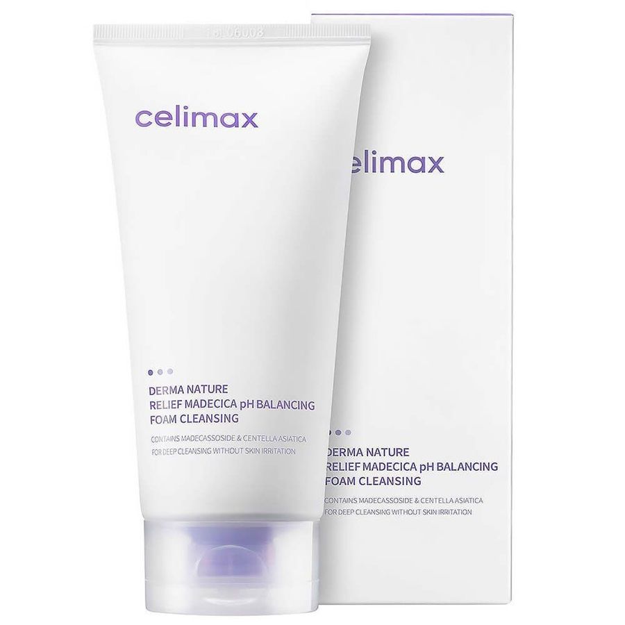 Пенка для умывания Celimax derma nature relief madecica ph balancing foam cleansing 150ml