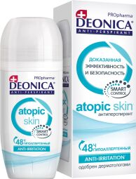 DEONICA Антиперспирант Atopic skin 50мл (ролик)