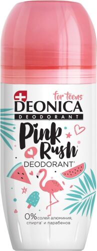 DEONICA FOR TEENS Дезодорант Pink Rush 50мл