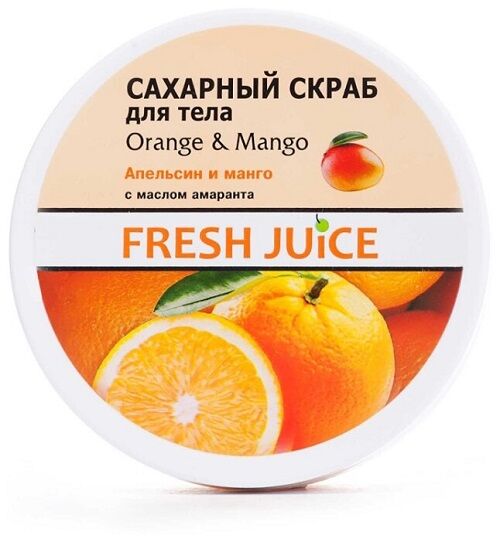 Скраб сахарный Fresh Juice Orange & Mango 225 мл