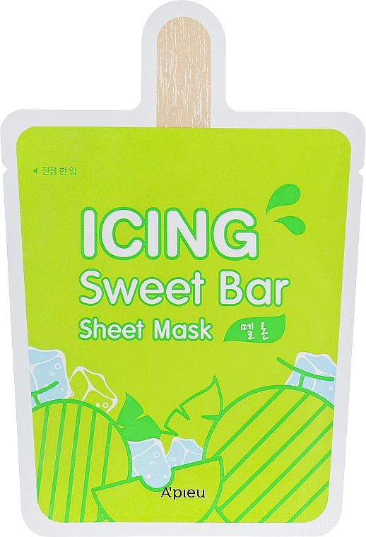 Тканевая маска с экстрактом дыни A'pieu Icing Sweet Bar Sheet Mask Melon