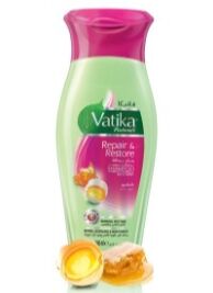 Шампунь для волос Dabur Vatika Naturals Repair and Restore (восстановление) (200 мл)