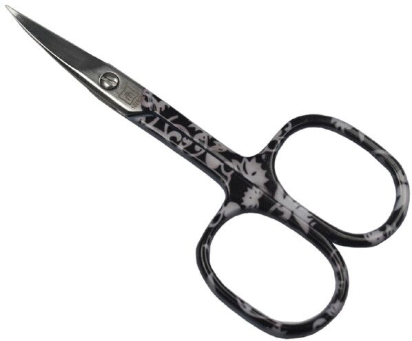 Meizer 10282-PC Ножницы маникюрные закруглённые, с рисунком, 24мм.