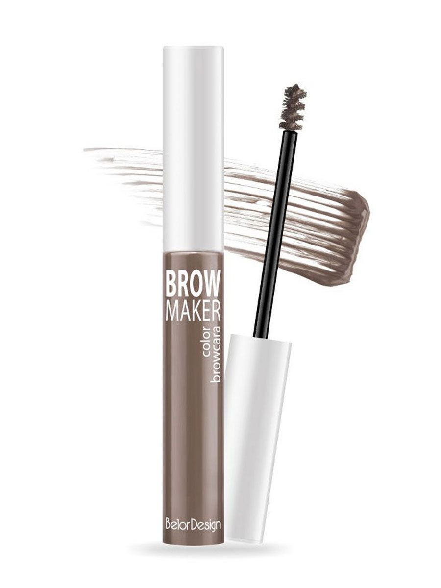 Тушь для бровей BROW MAKER Belor Design /тон 13 коричневый