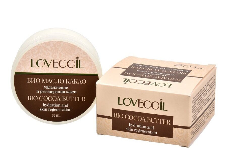 Био масло какао LovEcOil, увлажнение и регенерация кожи