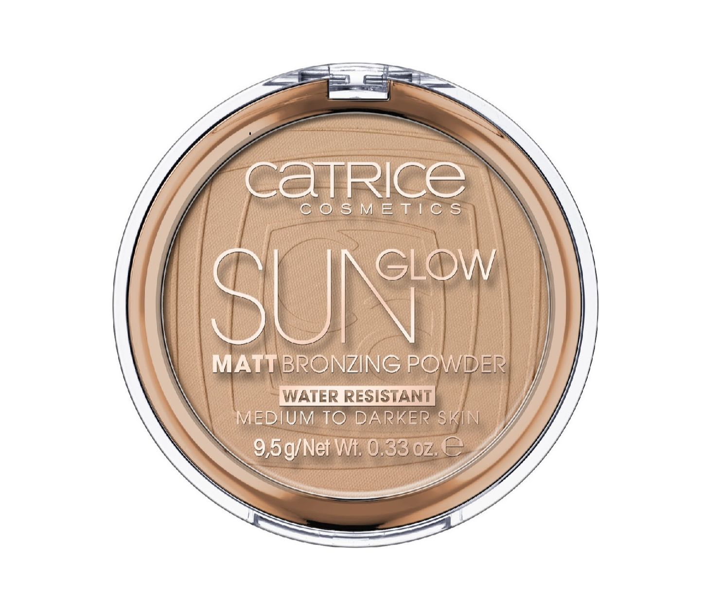 Пудра для лица компактная бронзирующая матовая Catrice Sun Glow Matt Bronzing Powder #035