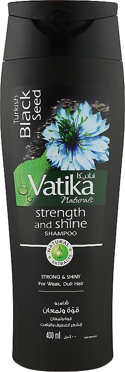 ШАМПУНЬ С ЧЁРНЫМ ТМИНОМ VATIKA NATURALS TURKISH BLACK SEED  400 МЛ