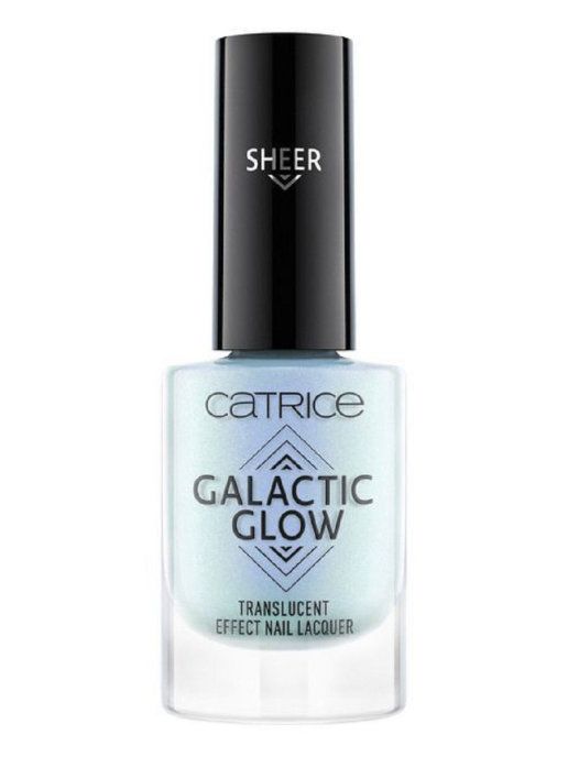 Лак д/ногтей с эффектом сияния/Catrice Galactic Glow Translucent Effect Nail Lacquer 01