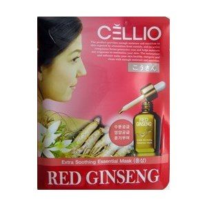 Тканевая маска Red Ginseng Ampoule Cellio