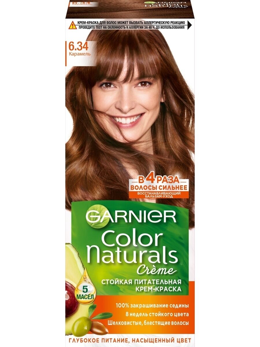 Краска для волос Color naturals 6.34 Карамель