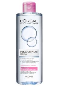 Loreal Мицеллярная вода Для снятия макияжа, для сухой и чувствительной кожи 400 мл