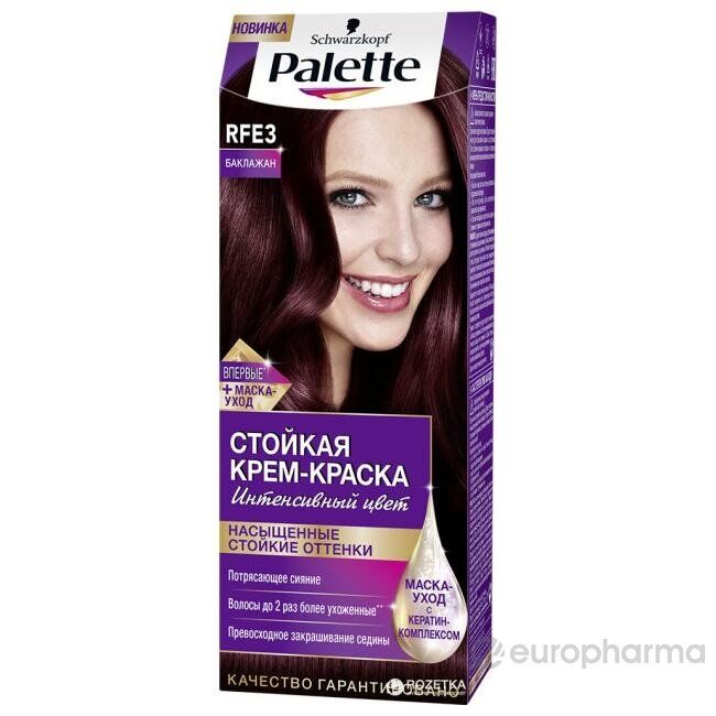 Крем-краска для волос Palette ICC RFE 3 Баклажан