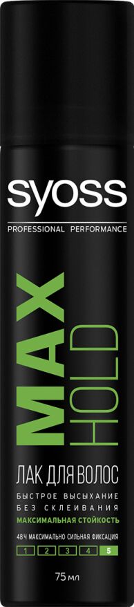 Syoss Spray Max Hold - Лак для волос Максимальной фиксации