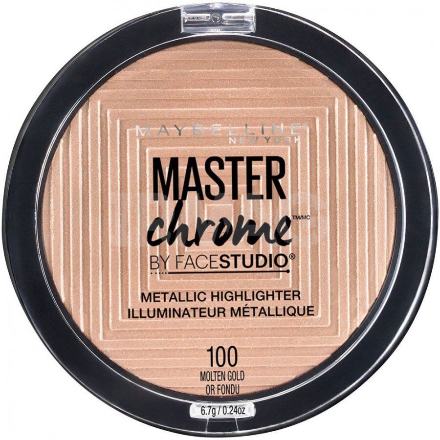 Хайлайтер д/лица Maybelline Master Chrome #100