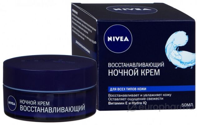 Крем восстанавл. ночной для норм. и комбин.кожи 50мл Nivea