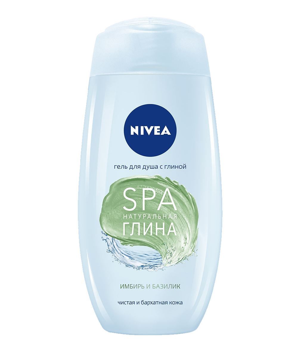 Гель д/душа с глин "SPA нат гл. Им и баз" Nivea