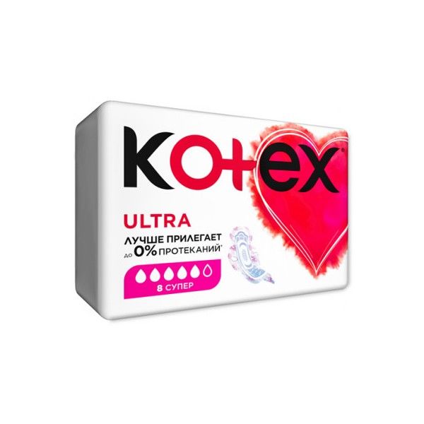 Kotex Ultra Soft Super Pads 16 Duo