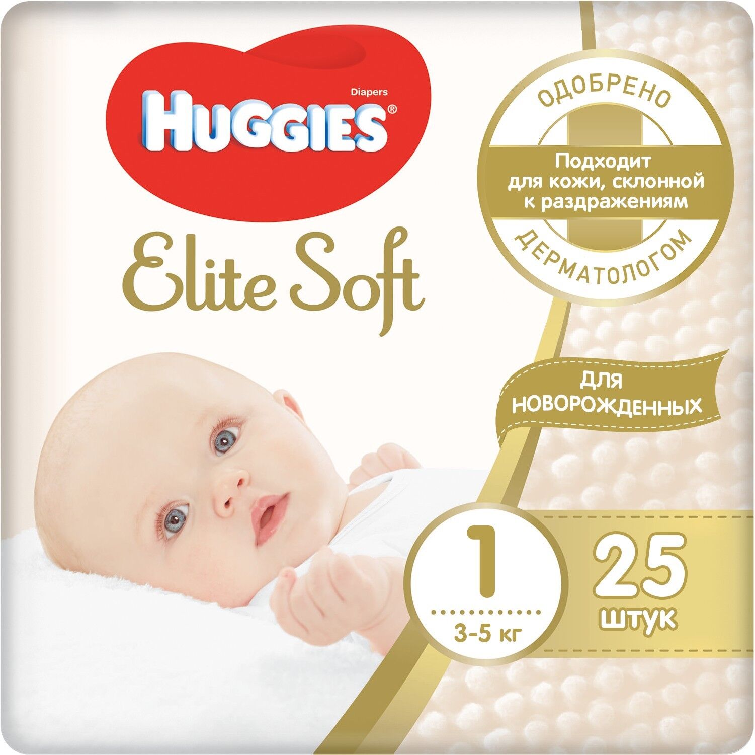 Huggies Elite Soft Conv (1) 4*25sht 9400111