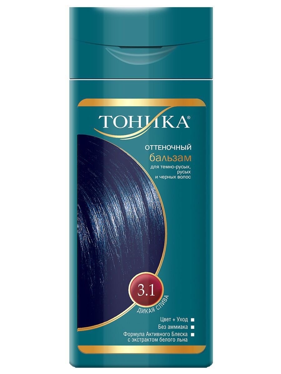 Оттеночный бальзам для волос Тоника  "3.1 Дикая слива", 150 мл