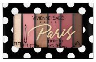 Палетка теней для век мини Paris перламутровый розовый-бордовый Vivienne Sabo