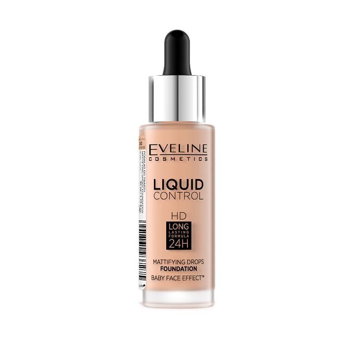 Инновационная жидкая тональная основа серии LIQUID CONTROL, 040 - WARM BEIGE, 32мл
