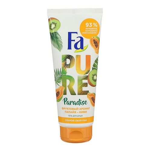 Fa Гель для душа 200 Pure paradise Папайя и киви