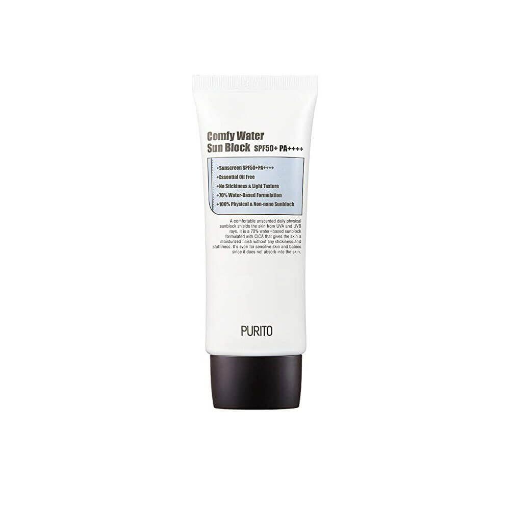 Солнцезащитный крем SPF Comfy Water sun block (Purito)/Күннен қорғайтын крем