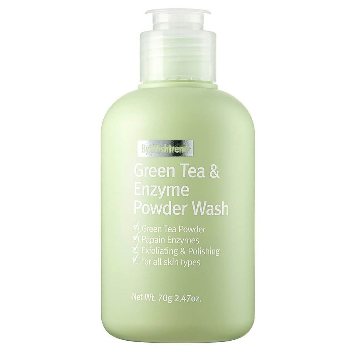 Энзимная пудра Green tea & Enzyme Powder wash (By Wishtrend)
