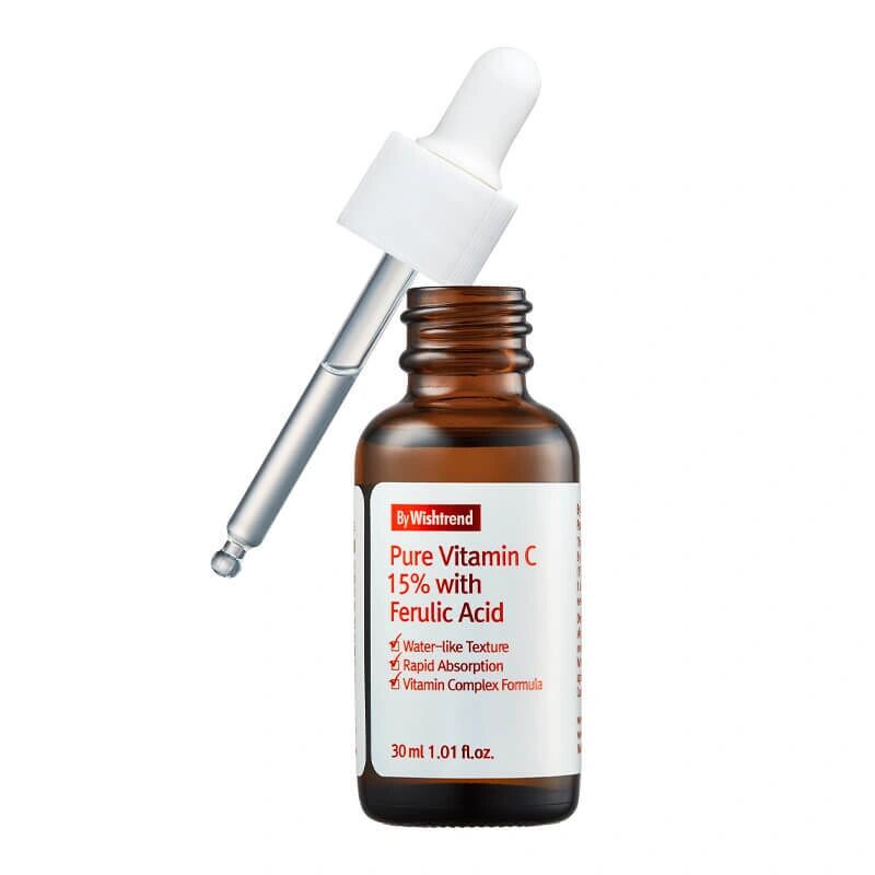 Pure Vitamin C 15% with FERULIC ACID By Wishtrend