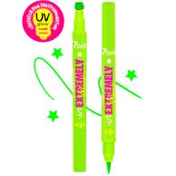 Светящаяся подводка-штамп для макияжа 7 Days Extremely Chick UVglow Neon Liner & Stamp, 702 Green star