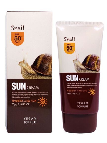 Солнцезащитный крем YG Snail SPF50 /PA